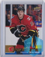 2017-18 Upper Deck MJ Holdings GOLD Top Rookies #R-6 Matthew Tkachuk